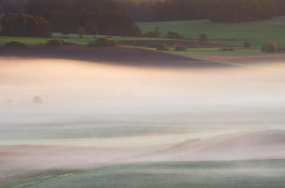 Nebliger Herbstmorgen bei Zainingen