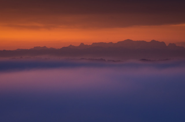 Alpenblick vom Turm Hursch