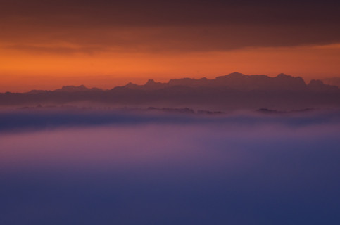 Alpenblick vom Turm Hursch