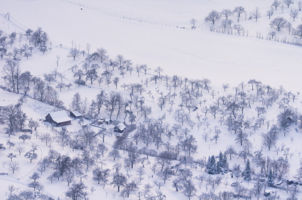 Winterliche Aussicht vom Beurener Felsen