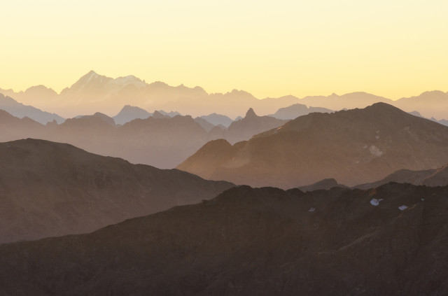 Aussicht vom Piz Güglia (Piz Julier)