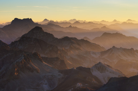 Aussicht vom Piz Güglia (Piz Julier)