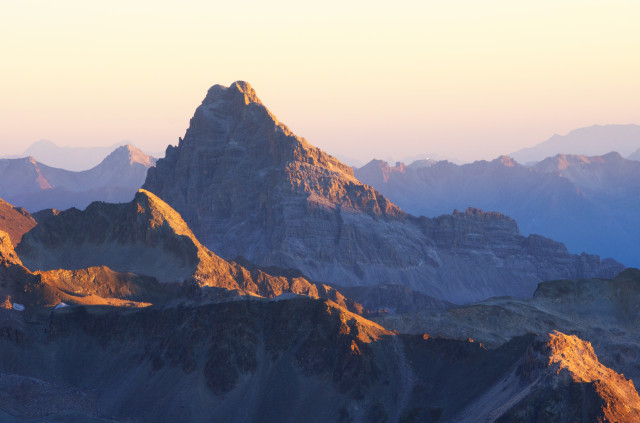 Piz Ela, gesehen vom Piz Julier