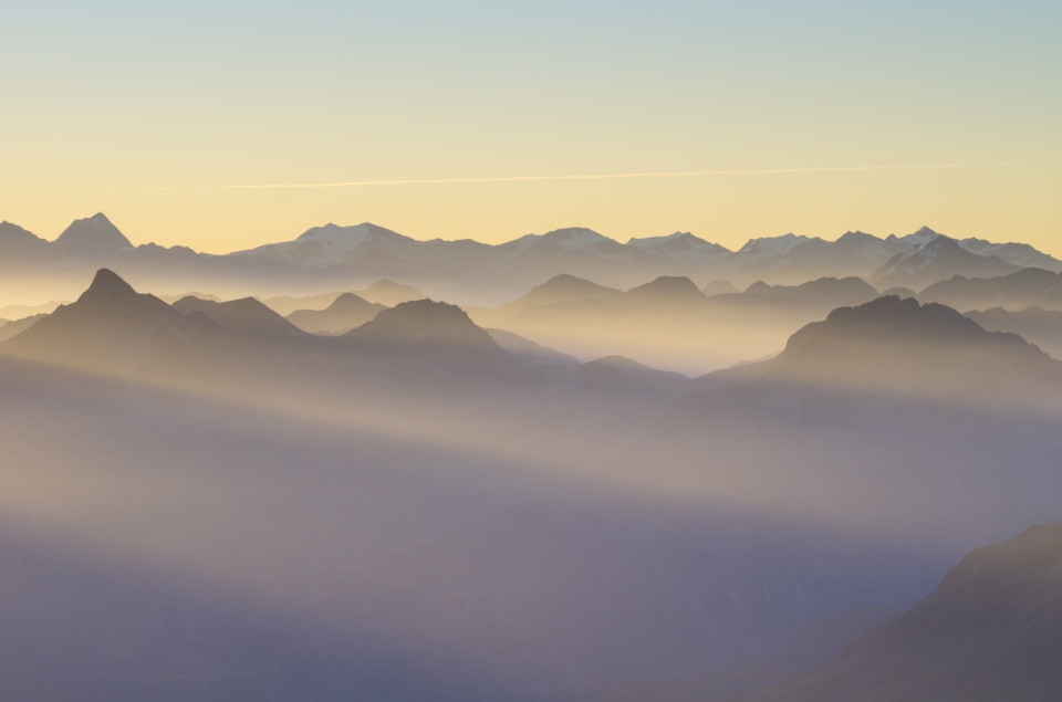 Aussicht vom Piz Güglia (Piz Julier)