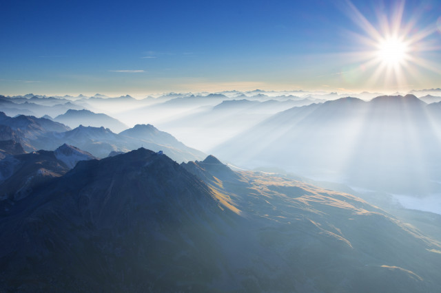 Aussicht vom Piz Güglia (Piz Julier)