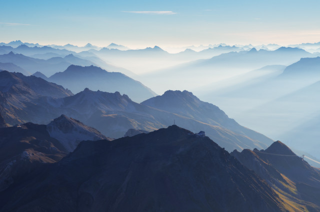 Aussicht vom Piz Güglia (Piz Julier)