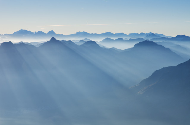 Aussicht vom Piz Güglia (Piz Julier)