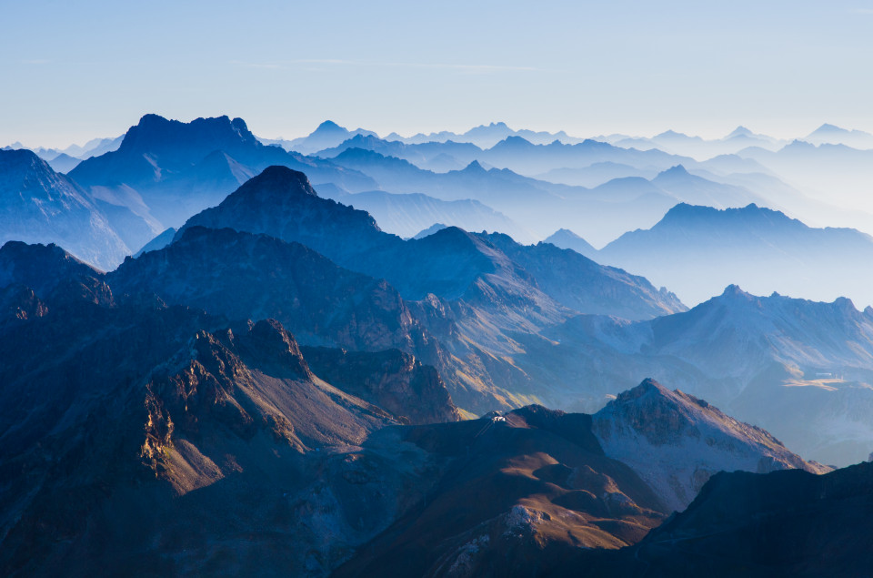 Aussicht vom Piz Güglia (Piz Julier)