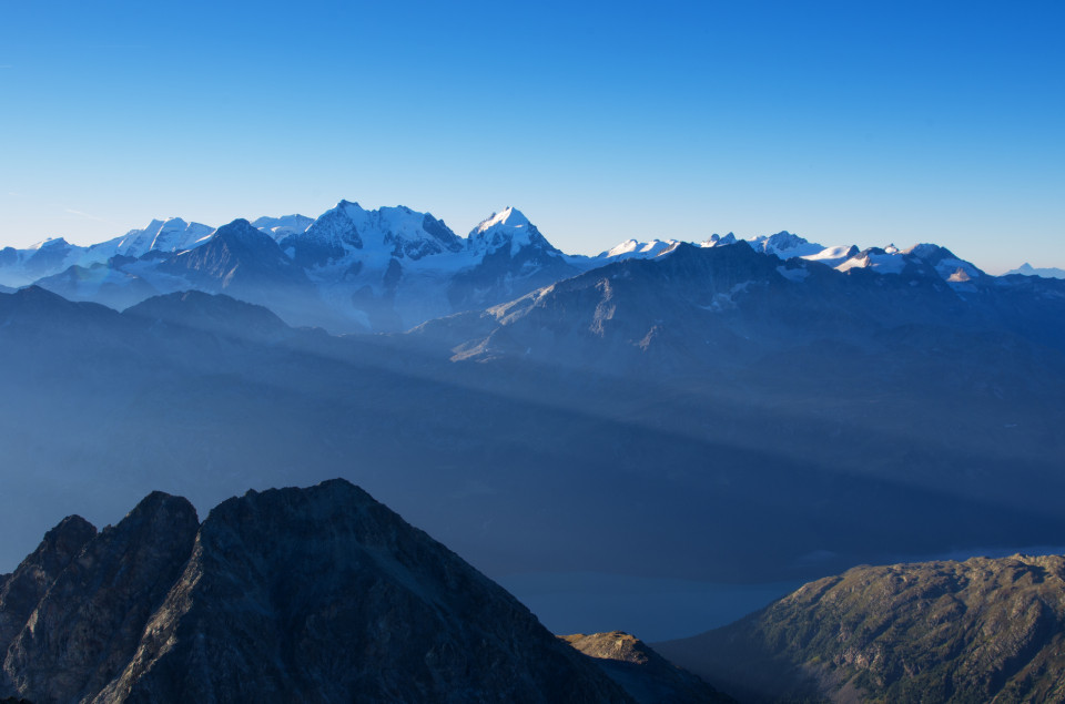 Aussicht vom Piz Güglia (Piz Julier)