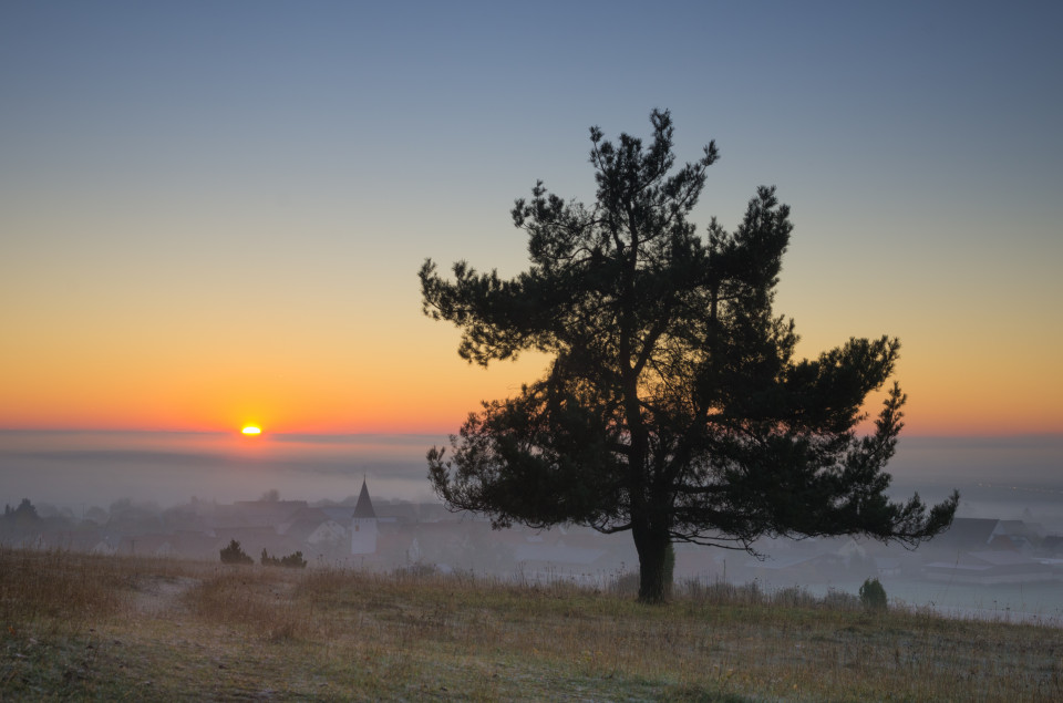 Sonnenaufgang über Temmenhausen