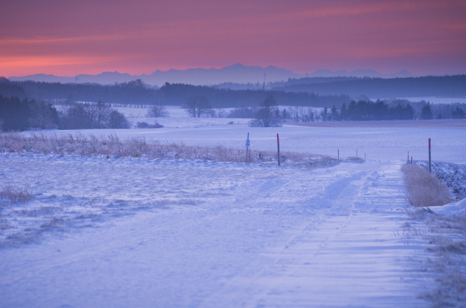 Winterlandschaft bei Westerheim