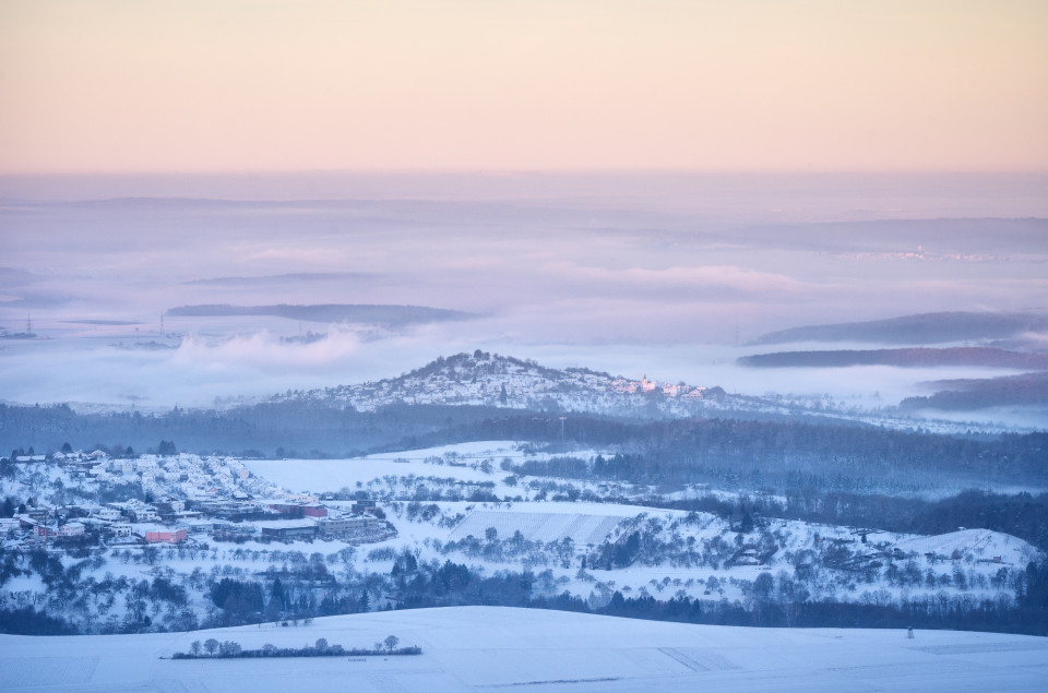 Aussicht von der Burg Hohenneuffen