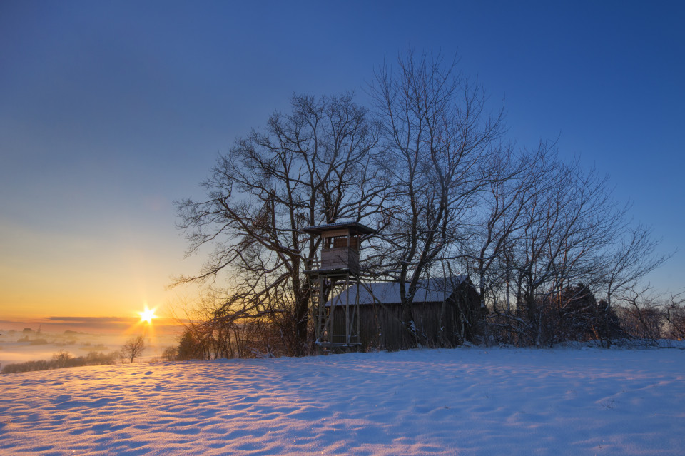 Winterlandschaft bei Westerheim