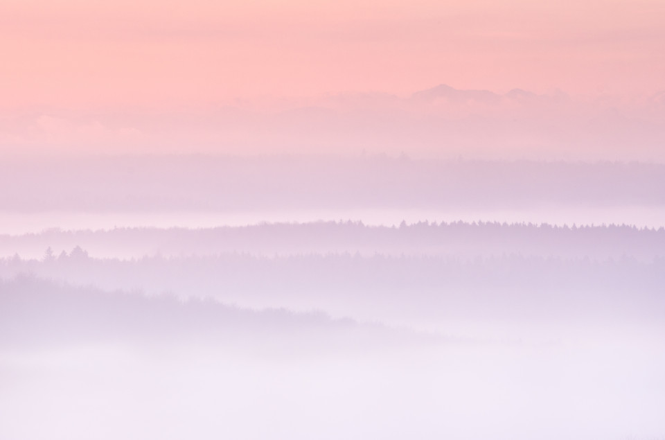 Fernsicht vom Schneckenhäule, Zugspitze im Hintergrund