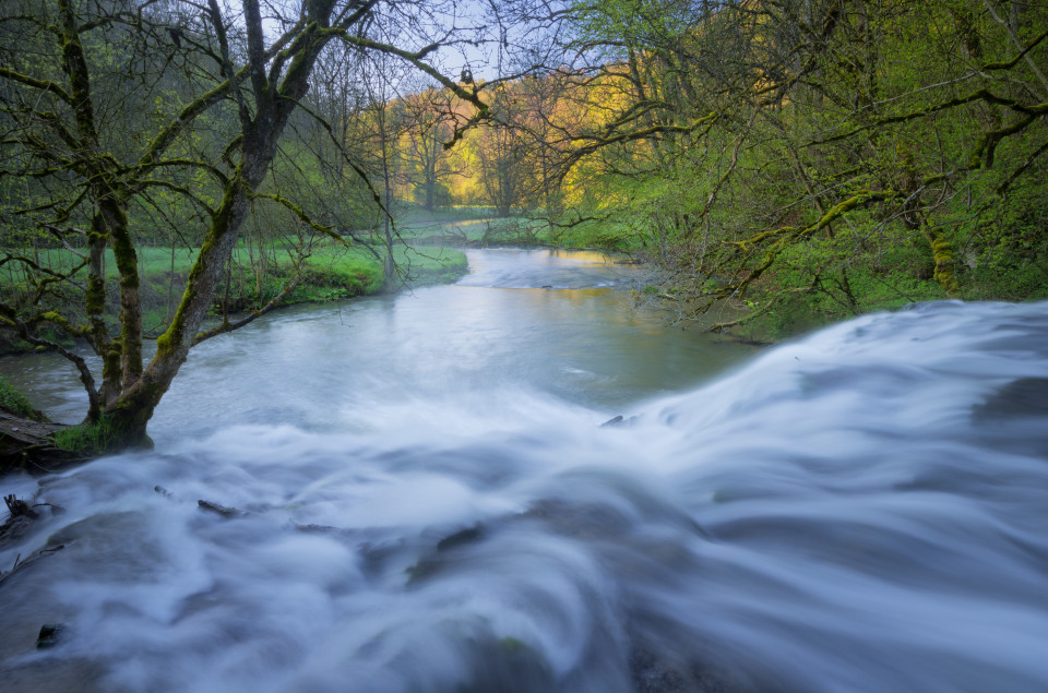 Wasserfall Hoher Gießel im Großen Lautertal