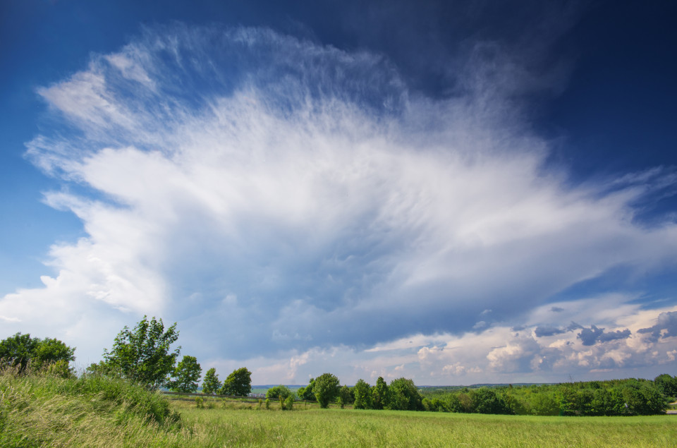 Gewitter über der Ulmer Alb