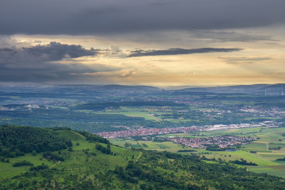 Blick vom Breitenstein Richtung Stuttgart