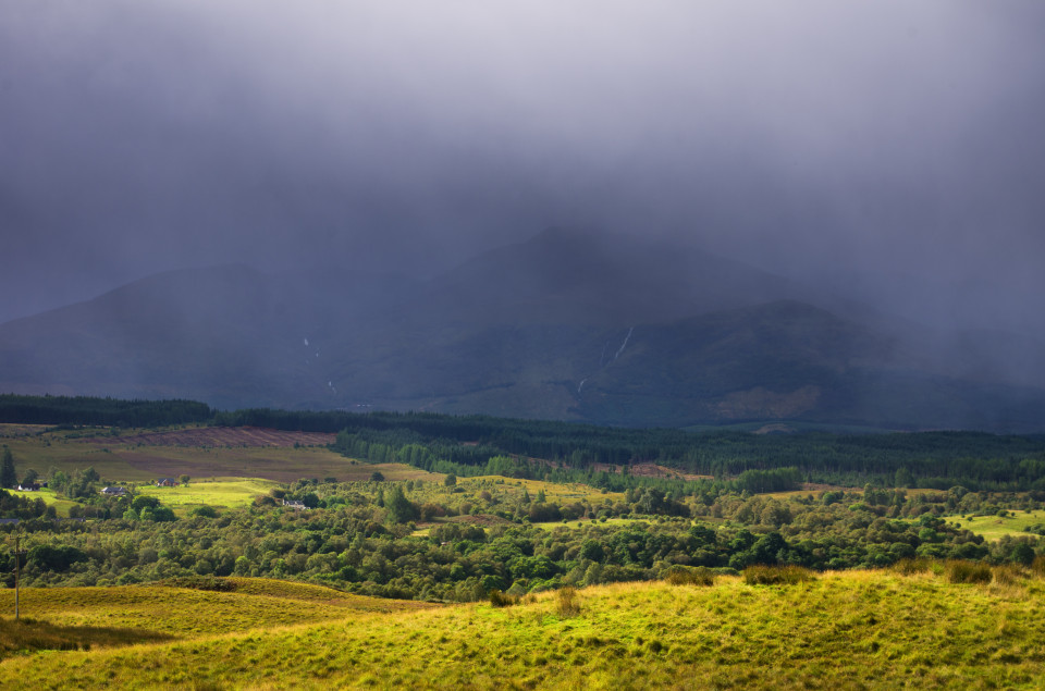 Wetterkontraste am Ben Nevis