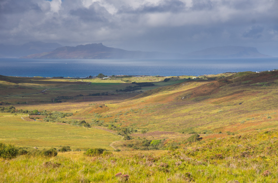 Blick von Ardnamurchan Richtung Isle of Eigg
