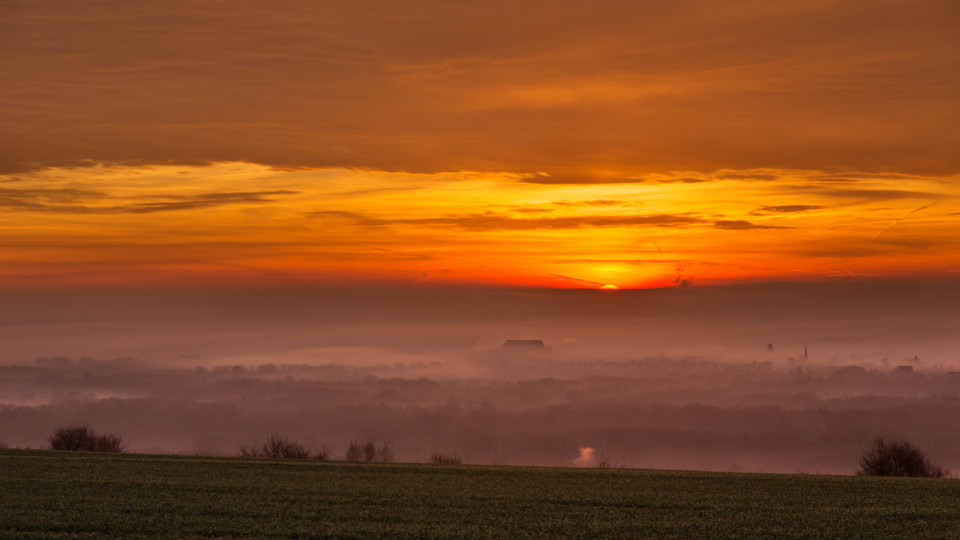 Sonnenaufgang auf dem Kuhberg