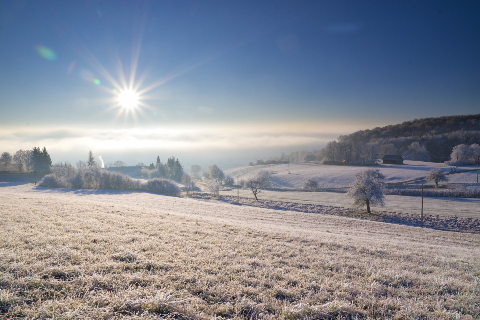 Wintermorgen über Granheim