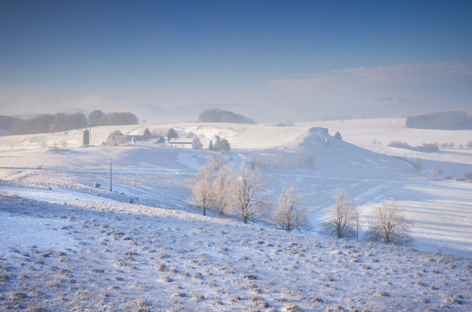 Winterlandschaft bei Donnstetten