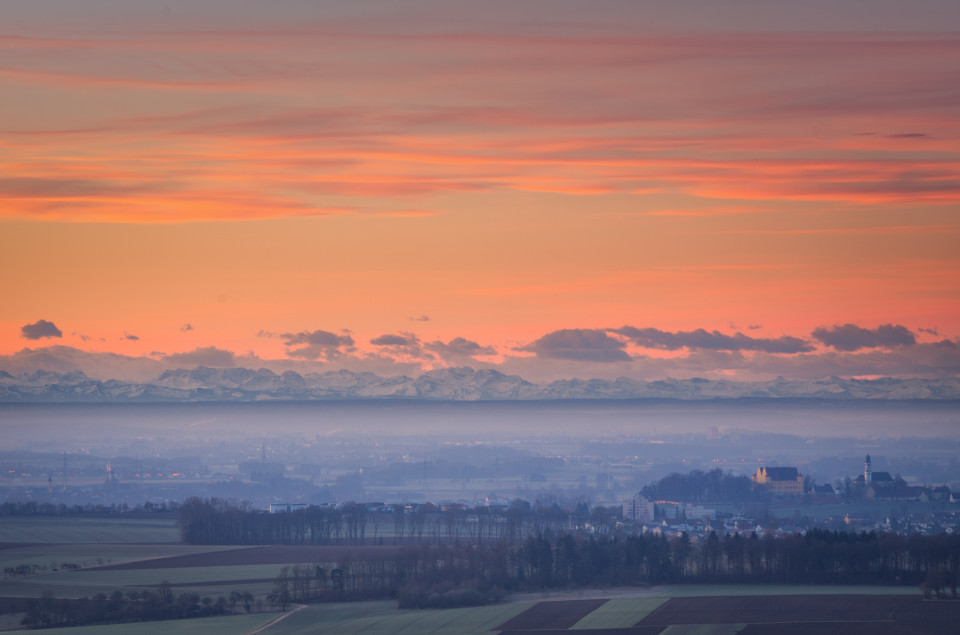 Alpenblick vom Hochsträß