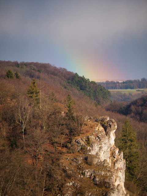 Aprilwetter im Kleinen Lautertal