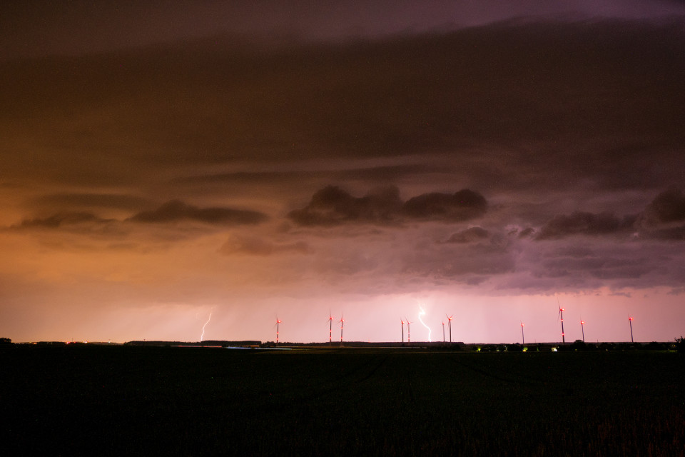 Gewitter bei Temmenhausen