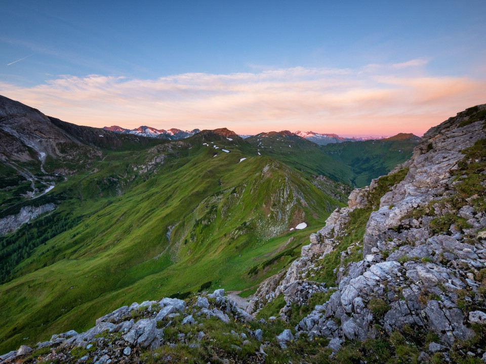 Blick von der Riedingspitze nach Süden