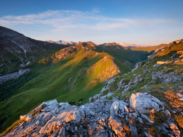 Blick von der Riedingspitze nach Süden