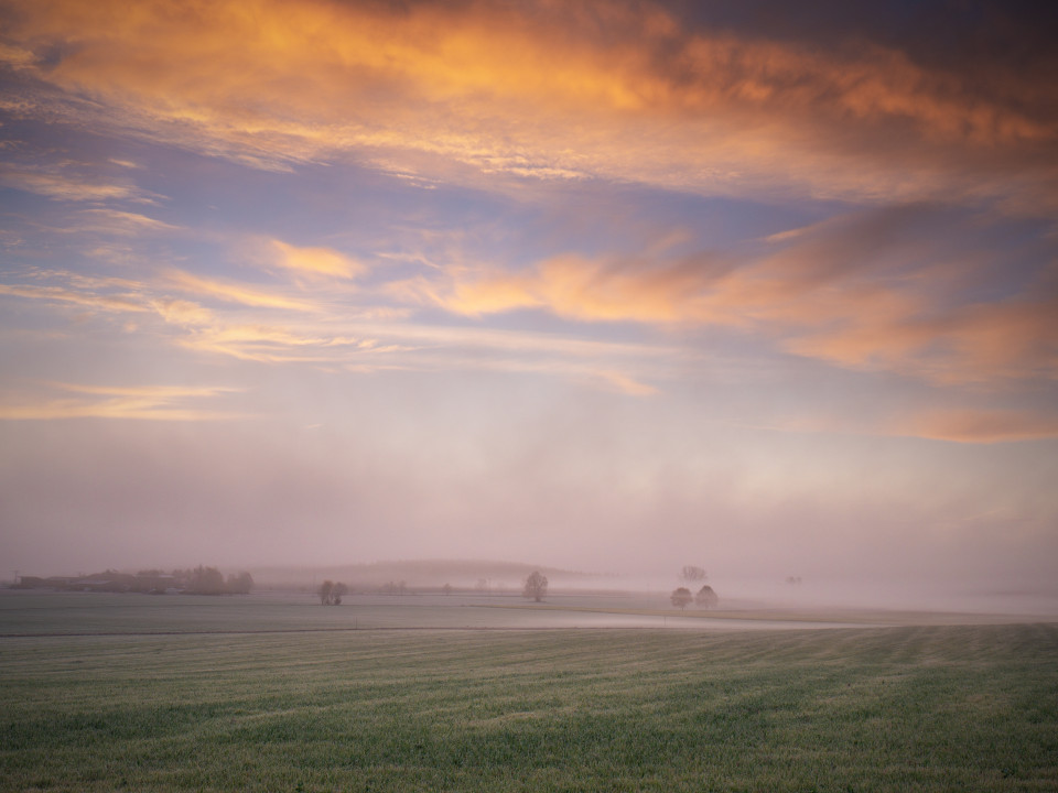 Herbstmorgen bei Berghülen