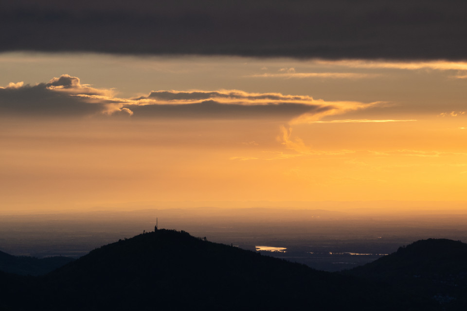 Abendstimmung auf der Teufelsmühle