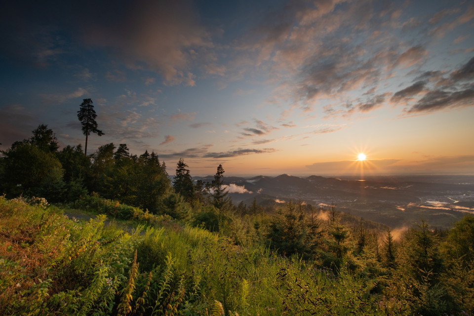 Sonnenuntergang bei der Michelsrankhütte