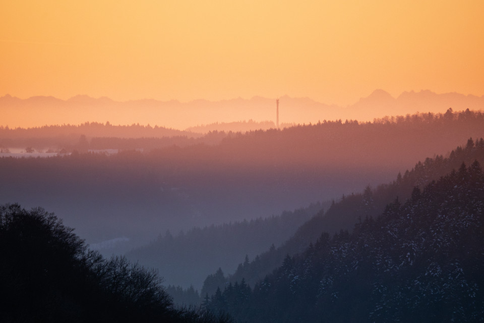 Alpenblick vom Lochenstein