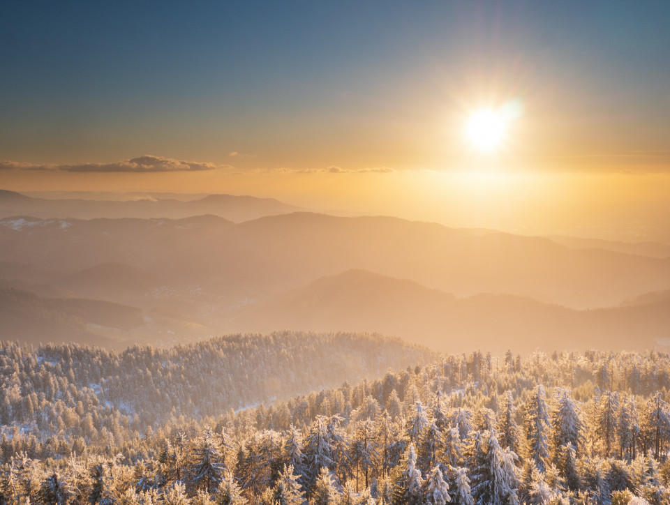 Sonnenuntergang auf der Hornisgrinde