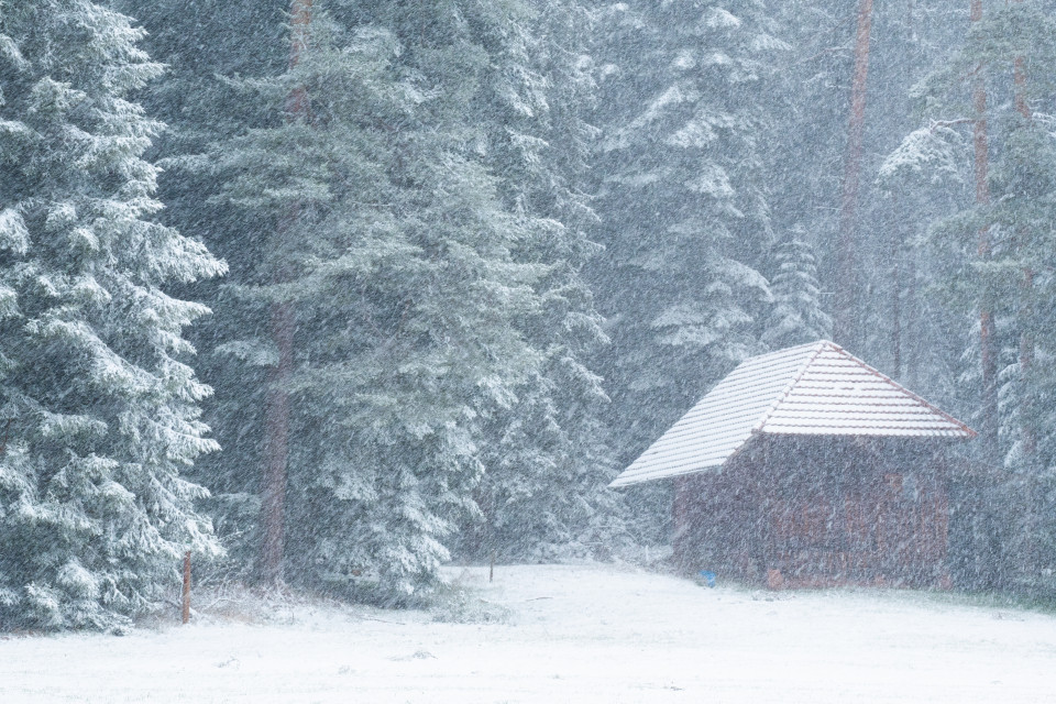 Winterimpression bei Hünerberg