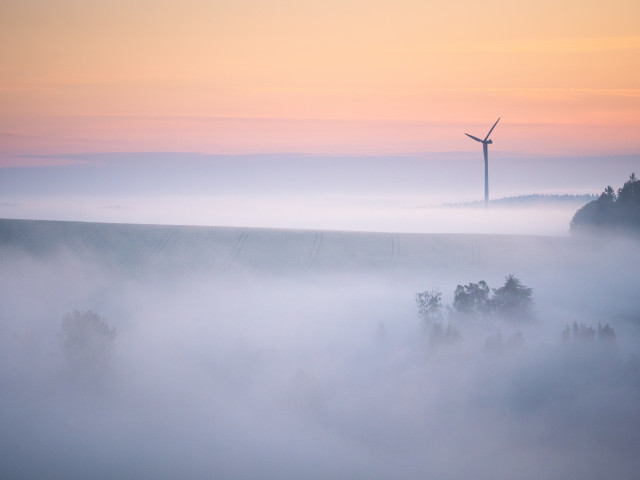 Morgenstimmung bei Marienberg