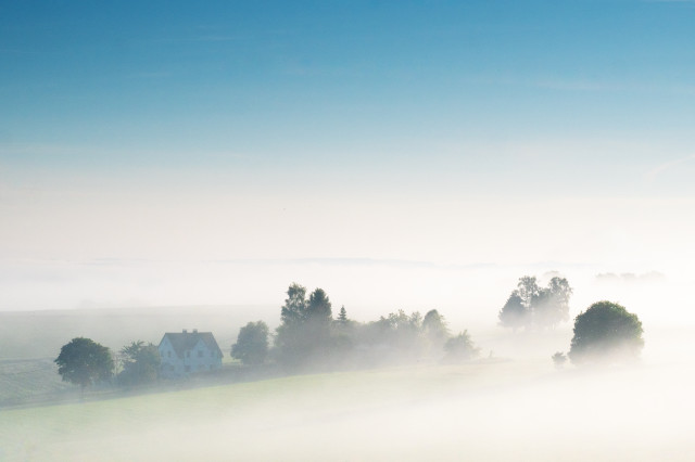 Morgennebel über Lengefeld