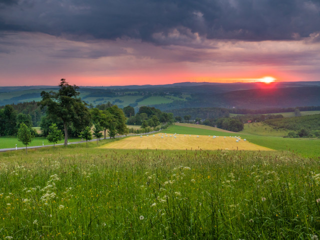 Blick von der Annahöhe bei Sorgau