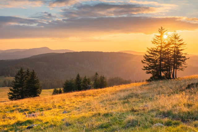 Sonnenuntergang am Feldberg