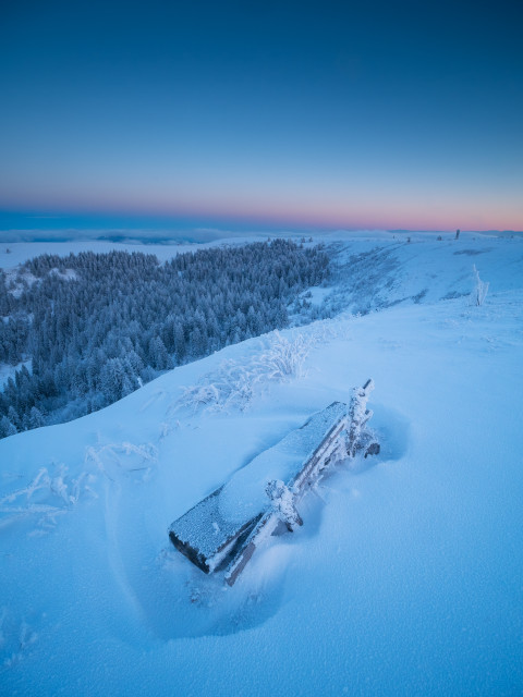 Winterlandschaft auf dem Feldberg