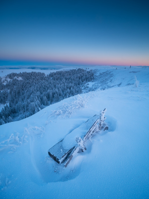 Winterlandschaft auf dem Feldberg