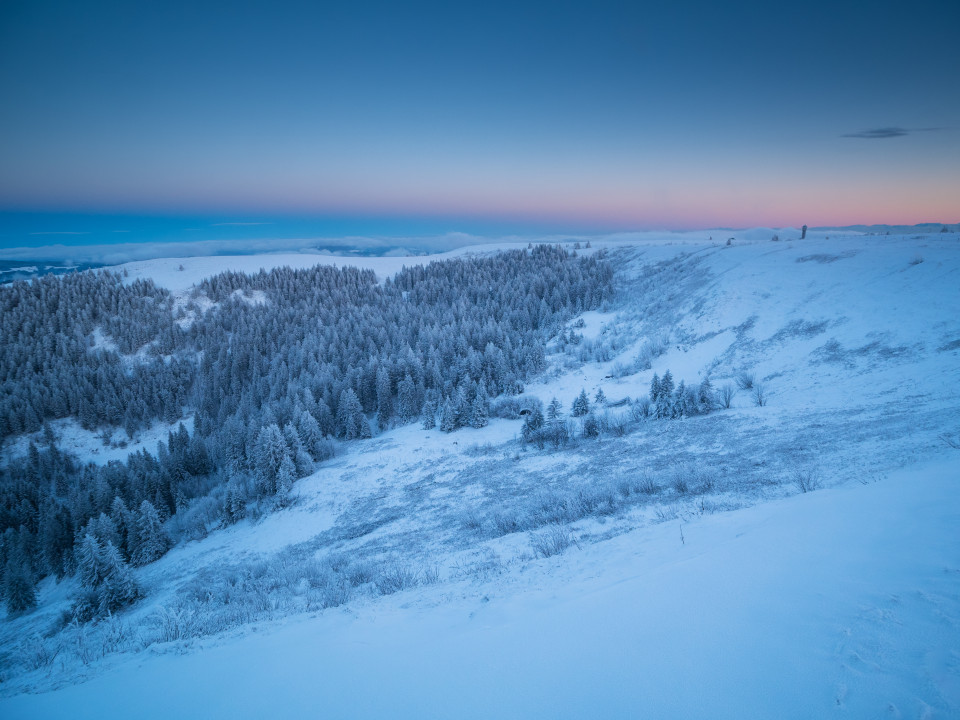 Winterlandschaft auf dem Feldberg