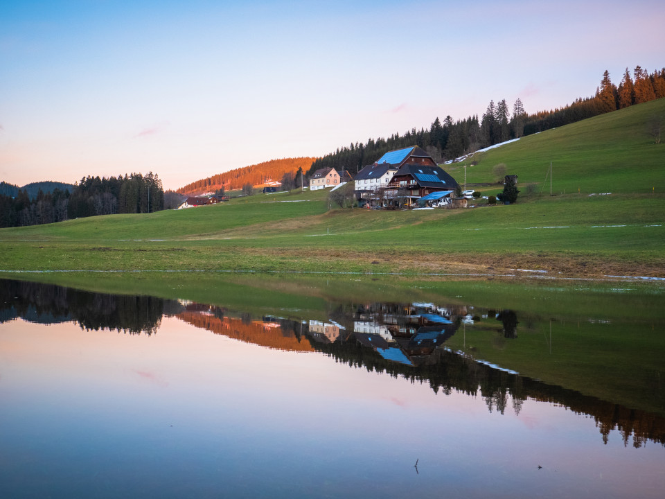 Spriegelsbachtal mit Hochwasser