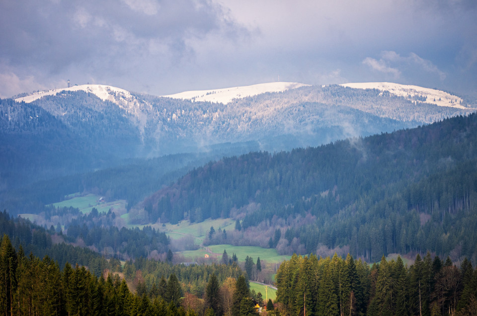 Frühlingsschnee auf dem Feldberg