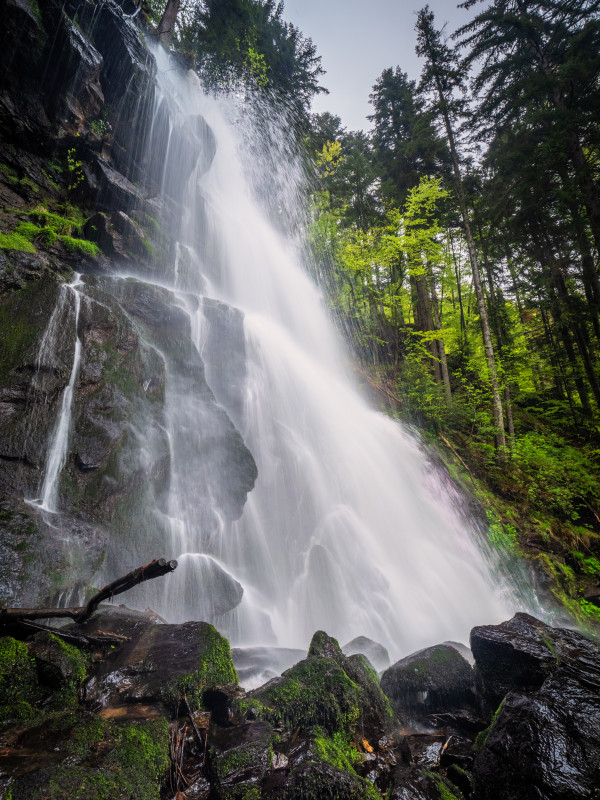 Zweribach, unterer Wasserfall