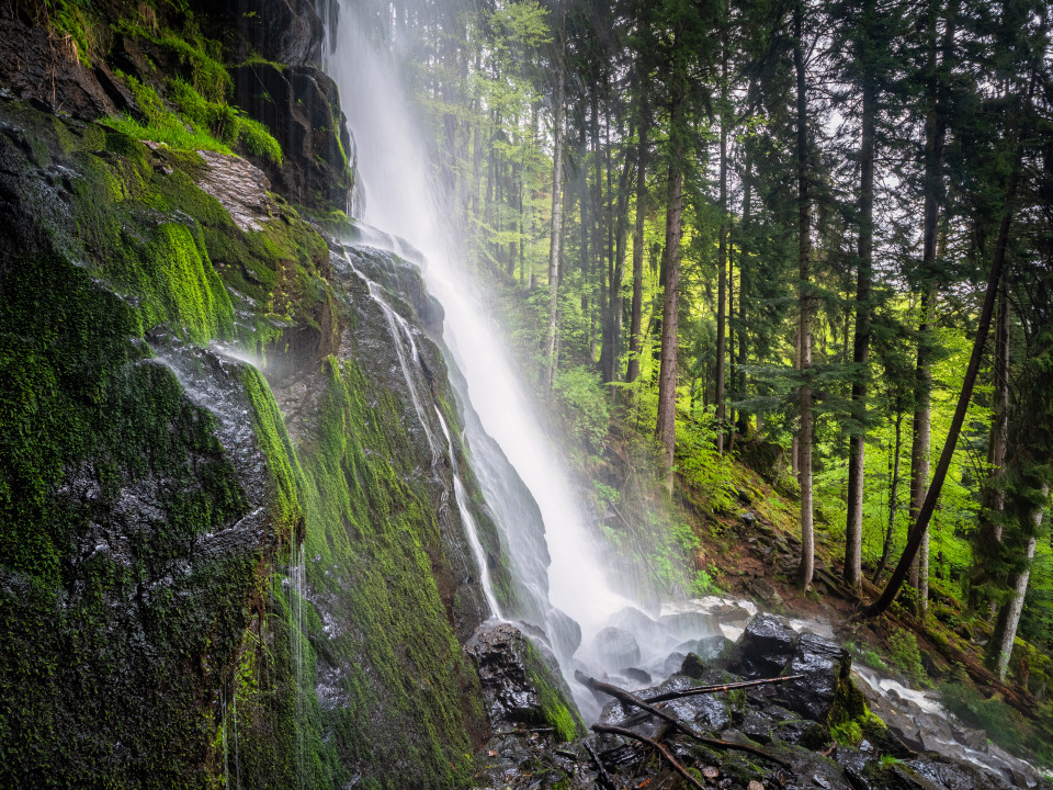 Zweribach, unterer Wasserfall