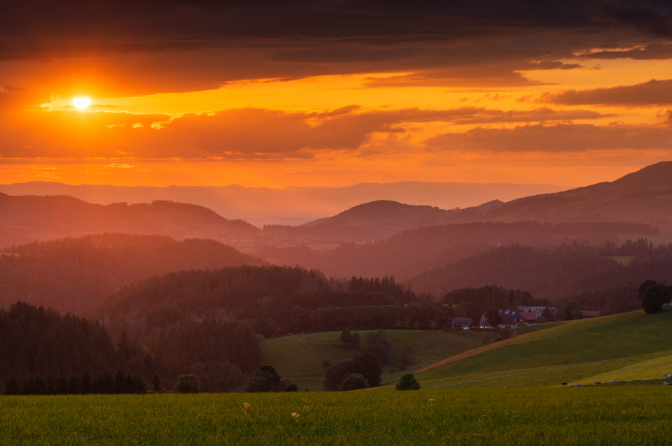 Abendstimmung am Hohlen Graben