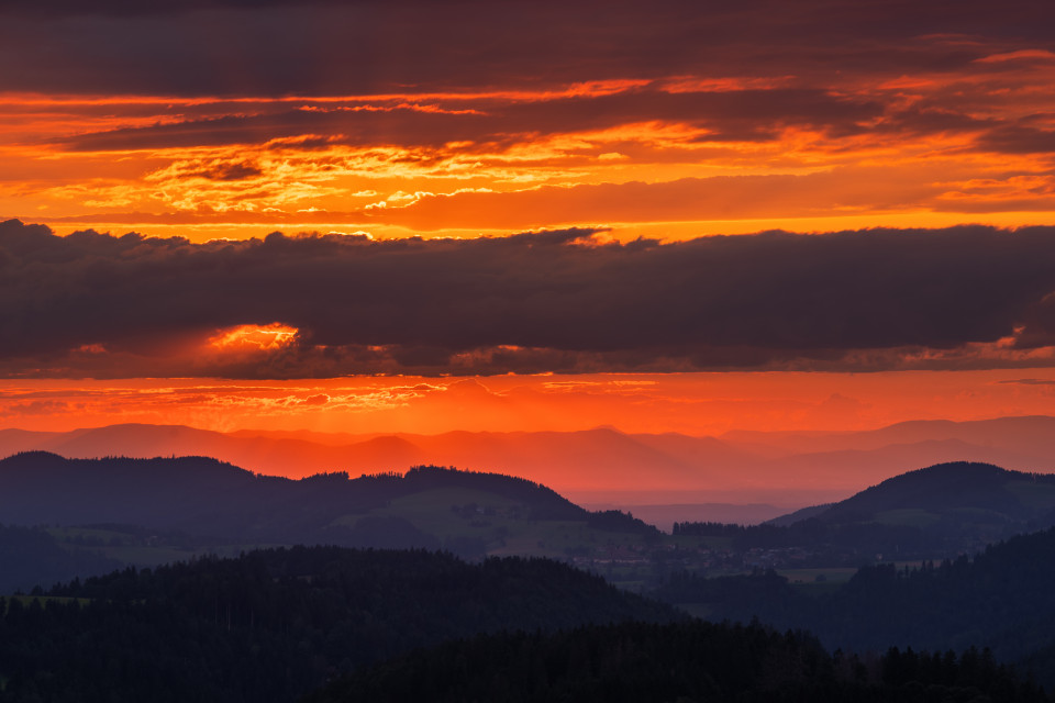 Abendstimmung am Hohlen Graben